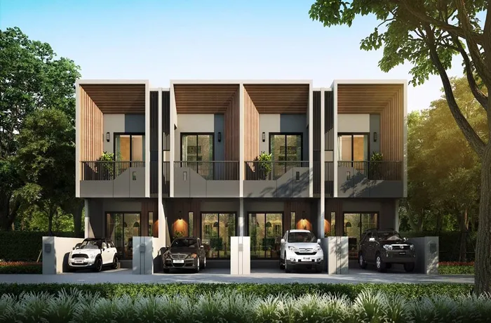 รวมบ้านใกล้รถไฟฟ้า สถานีสำโรง โครงการใหม่ เดินทางสะดวกสบาย
