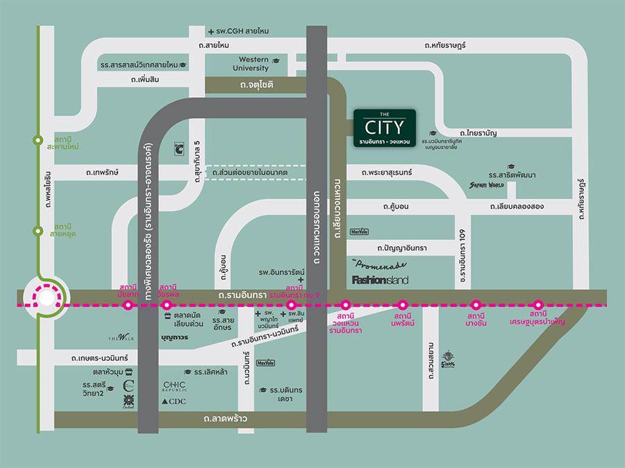 พรีวิวบ้านเดี่ยว The City รามอินทรา-วงแหวน โครงการหรูแห่งใหม่ บนทำเลใกล้ทางด่วน เพียง 5 นาที* เชื่อมต่อโซนรามอินทรา เกษตร-นวมินทร์ ลาดพร้าว 