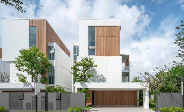 รวมบ้านเดี่ยว 3 ชั้น ทำเลกรุงเทพฯ สไตล์โมเดิร์น หรูหรา พื้นที่ใช้สอยจัดเต็ม 