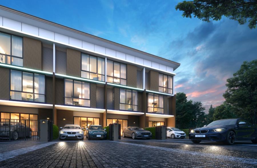 รวมทาวน์โฮม 3 ชั้น ทำเลลาดกระบัง พื้นที่ใช้สอยจัดเต็ม