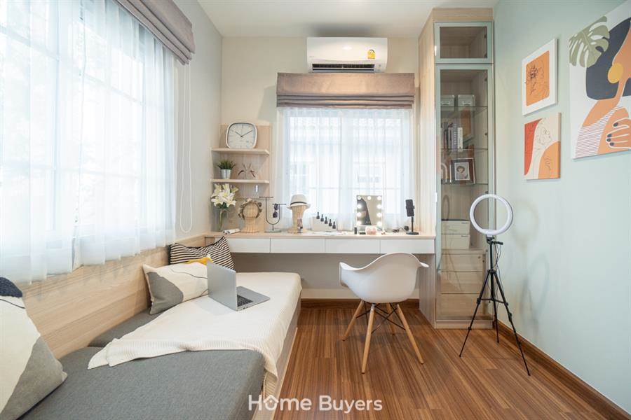 รีวิวบ้านแฝด ไอลีฟ ไพร์ม 2 พระราม 2 กม.14 บ้านดีไซน์ใหม่ สไตล์ English Garden 