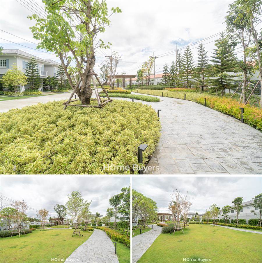 รีวิวบ้านแฝด ไอลีฟ ไพร์ม 2 พระราม 2 กม.14 บ้านดีไซน์ใหม่ สไตล์ English Garden 