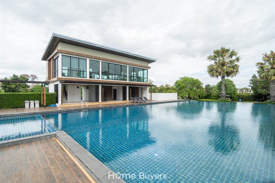 รีวิวบ้านแฝด ไอลีฟ ไพร์ม 2 พระราม 2 กม.14 บ้านดีไซน์ใหม่ สไตล์ English Garden 