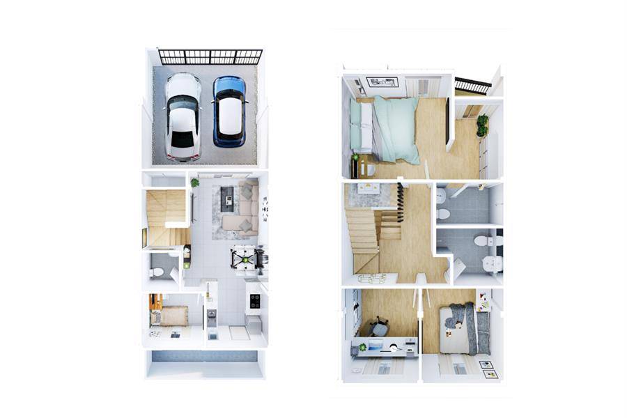  รีวิวทาวน์โฮม นครทองลีฟวิ่ง บางนา-เทพารักษ์ บ้านกว้าง ฟังก์ชันคุ้ม สไตล์โมเดิร์น