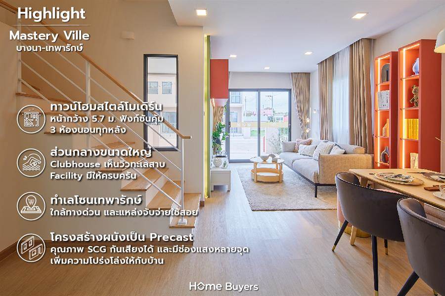 รีวิวทาวน์โฮม Mastery Ville บางนา-เทพารักษ์ Clubhouse วิวทะเลสาบ ใกล้ทางด่วนด่านเทพารักษ์ รีวิวทาวน์โฮม Mastery Ville บางนา-เทพารักษ์ Clubhouse วิวทะเลสาบ ใกล้ทางด่วนด่านเทพารักษ์