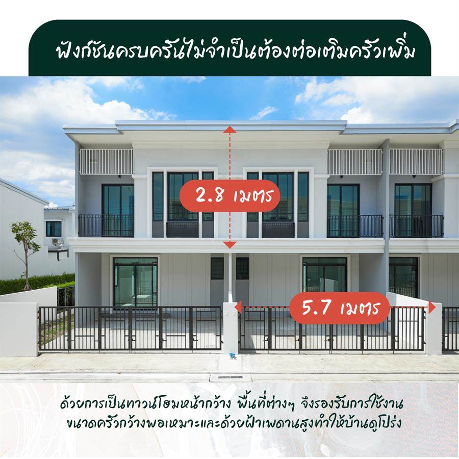 ดูบ้านทิพย์ ยูนิโอ ทาวน์ สุขสวัสดิ์ 30 ทาวน์โฮมหน้ากว้าง อารมณ์บ้านเดี่ยว ใกล้ทางด่วนฯ