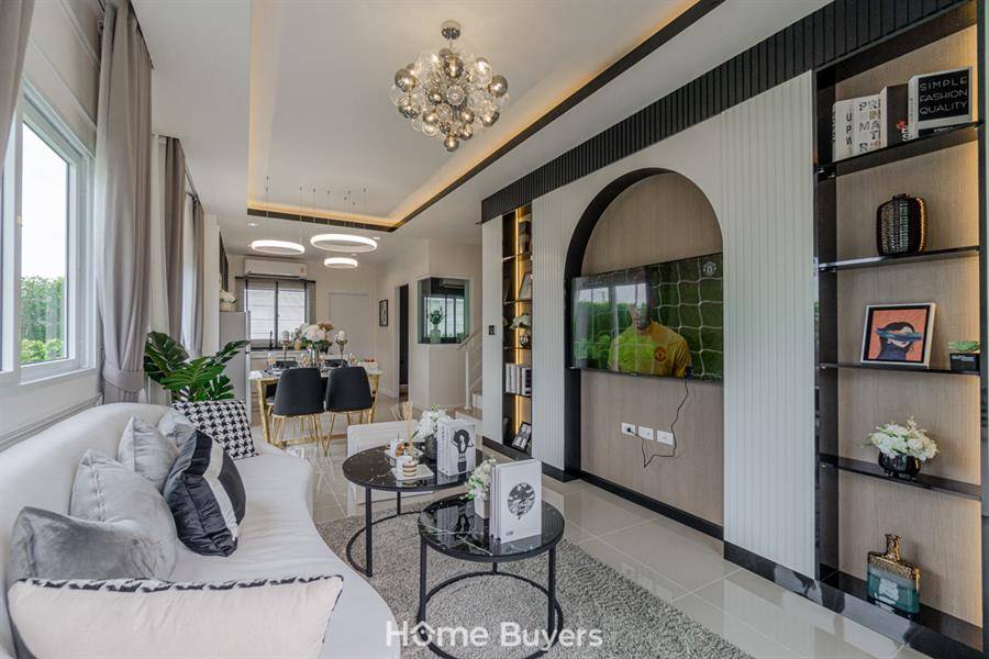 รีวิวบ้านแฝด 2 ชั้น ฟังก์ชันอารมณ์บ้านเดี่ยว สไตล์ Modern English Victorian สิวารมณ์ เนเจอร์พลัส 2 (สุขุมวิท - บางปู)