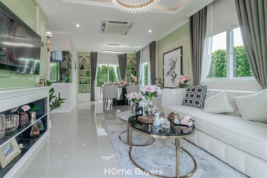 รีวิวบ้านแฝด 2 ชั้น ฟังก์ชันอารมณ์บ้านเดี่ยว สไตล์ Modern English Victorian สิวารมณ์ เนเจอร์พลัส 2 (สุขุมวิท - บางปู)