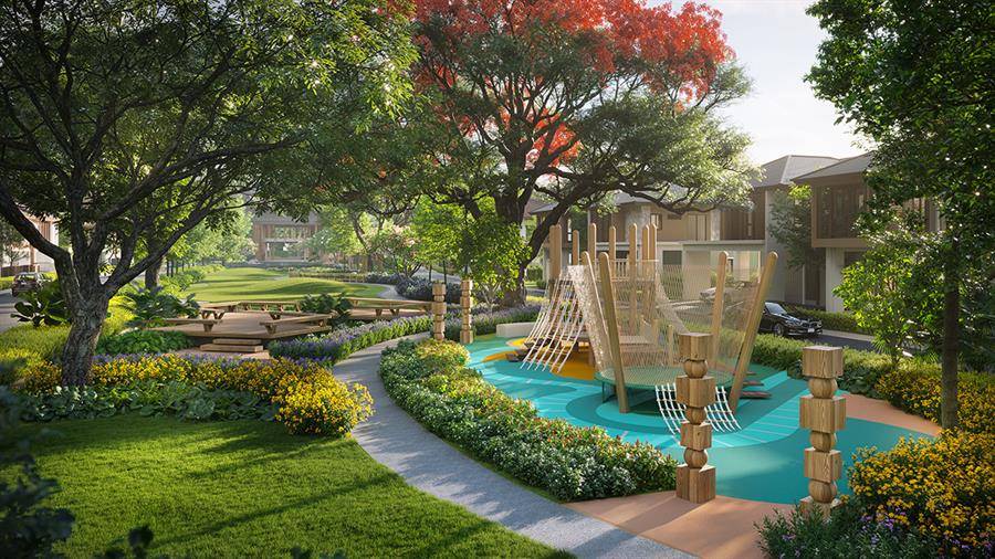 รีวิวบ้านเดี่ยว บุราสิริ กรุงเทพกรีฑา บ้านหรูสไตล์รีสอร์ตใจกลาง Krungthep Kreetha Community