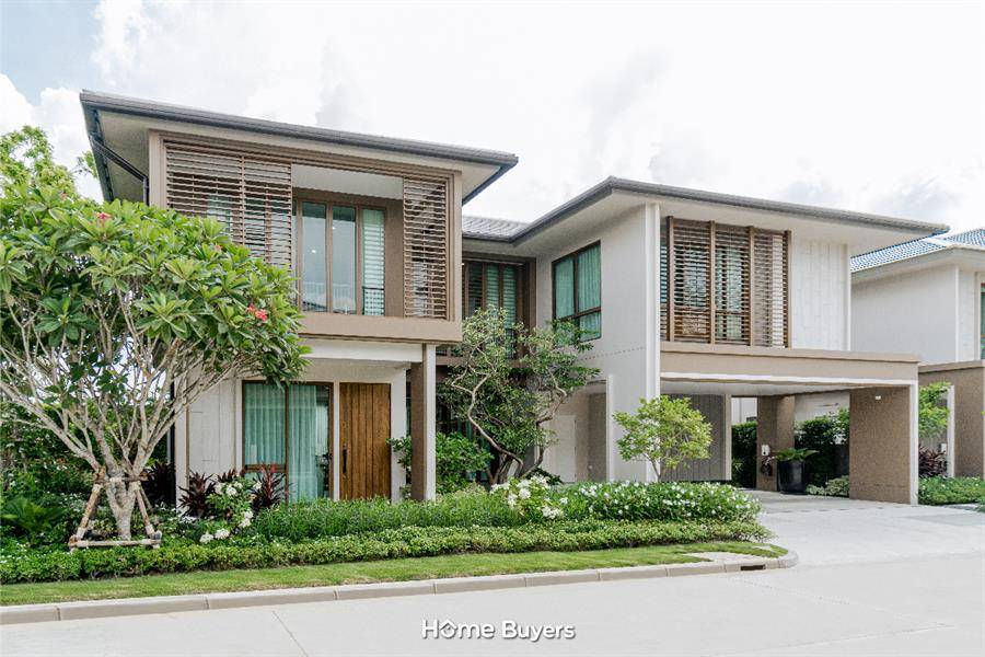 รีวิวบ้านเดี่ยว บุราสิริ กรุงเทพกรีฑา บ้านหรูสไตล์รีสอร์ตใจกลาง Krungthep Kreetha Community