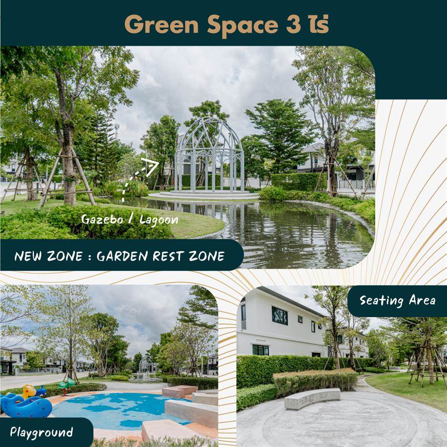 Sneak แกะกล่องส่องบ้านใหม่ บริทาเนีย บางนา กม.26 บ้านพร้อมอยู่ โซนใหม่ ส่วนกลางสไตล์ Luxury Modern British