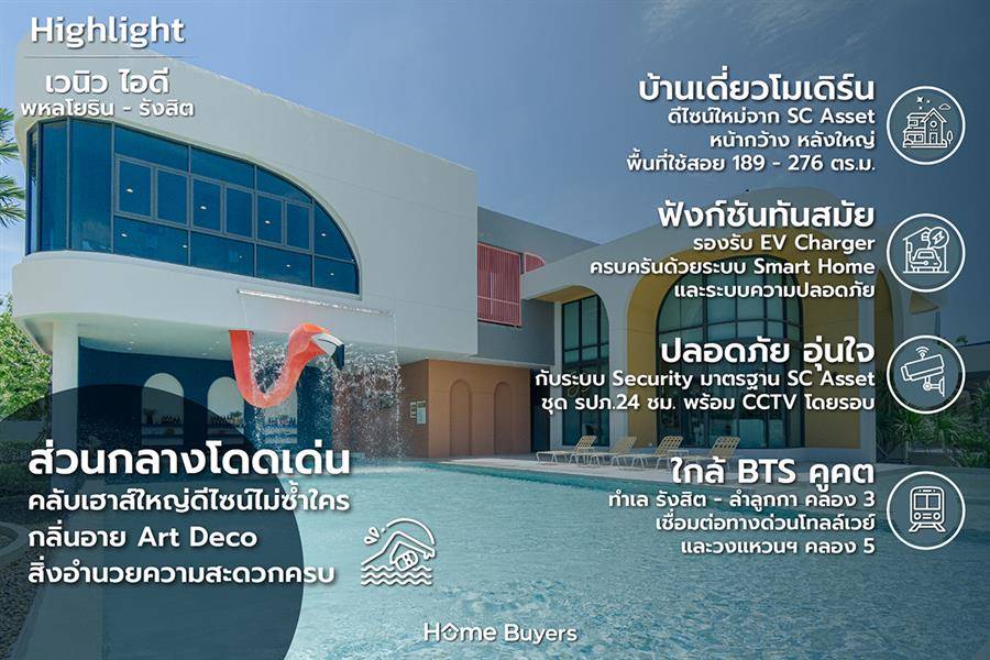 รีวิวบ้านเดี่ยว เวนิว ไอดี พหลโยธิน-รังสิต หลังใหญ่ ฟังก์ชันทันสมัย ใกล้ BTS คูคต รีวิวบ้านเดี่ยว เวนิว ไอดี พหลโยธิน-รังสิต หลังใหญ่ ฟังก์ชันทันสมัย ใกล้ BTS คูคต