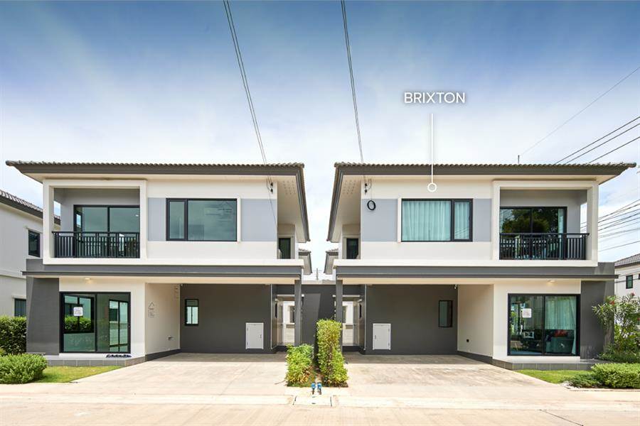 Britania บางนา กม.42 บ้านแฝดซีรีส์ใหม่ สไตล์บ้านเดี่ยว บรรยากาศ Modern English พร้อมฟังก์ชัน Smart Home
