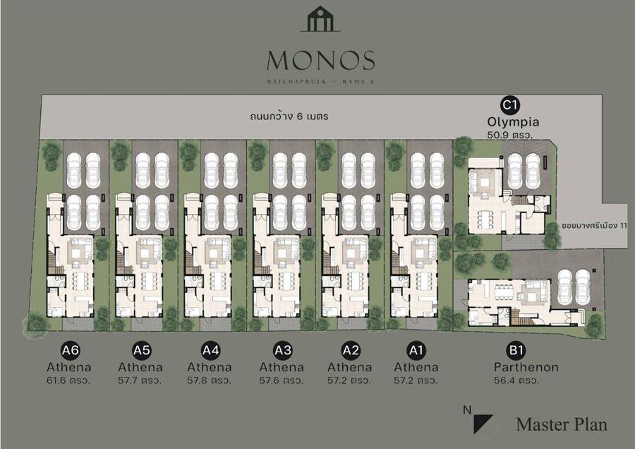 รีวิวบ้านเดี่ยว Monos ราชพฤกษ์-พระราม 5 บ้านหรู พื้นที่กว้าง ดีไซน์สไตล์ GREEK REVIVAL รีวิวบ้านเดี่ยว Monos ราชพฤกษ์-พระราม 5 บ้านหรู พื้นที่กว้าง ดีไซน์สไตล์ GREEK REVIVAL