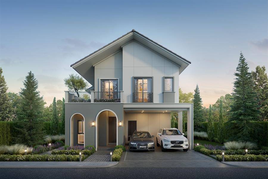 พรีวิวบ้านเดี่ยว ติดถนนร่มเกล้า ใกล้ทางด่วน 