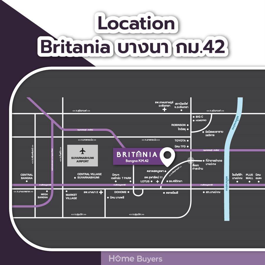 Britania บางนา กม.42 บ้านเดี่ยวหลังใหญ่ ใกล้คลับเฮาส์ ฟังก์ชันครบ ลงตัวกับครอบครัว
