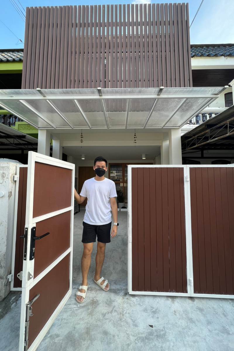 รีโนเวททาวน์เฮาส์อายุ 30 กว่าปี ดีไซน์สไตล์มูจิ ในงบ 3 ล้านบาท