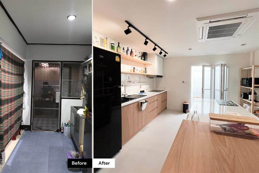รีโนเวททาวน์เฮาส์อายุ 30 กว่าปี ดีไซน์สไตล์มูจิ ในงบ 3 ล้านบาท