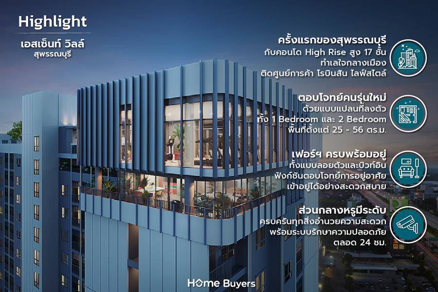 รีวิวคอนโด Escent Ville สุพรรณบุรี High rise 17 ชั้น สูงสุดในเมืองสุพรรณ ติดศูนย์การค้าโรบินสัน ไลฟ์สไตล์ รีวิวคอนโด Escent Ville สุพรรณบุรี High rise 17 ชั้น สูงสุดในเมืองสุพรรณ ติดศูนย์การค้าโรบินสัน ไลฟ์สไตล์