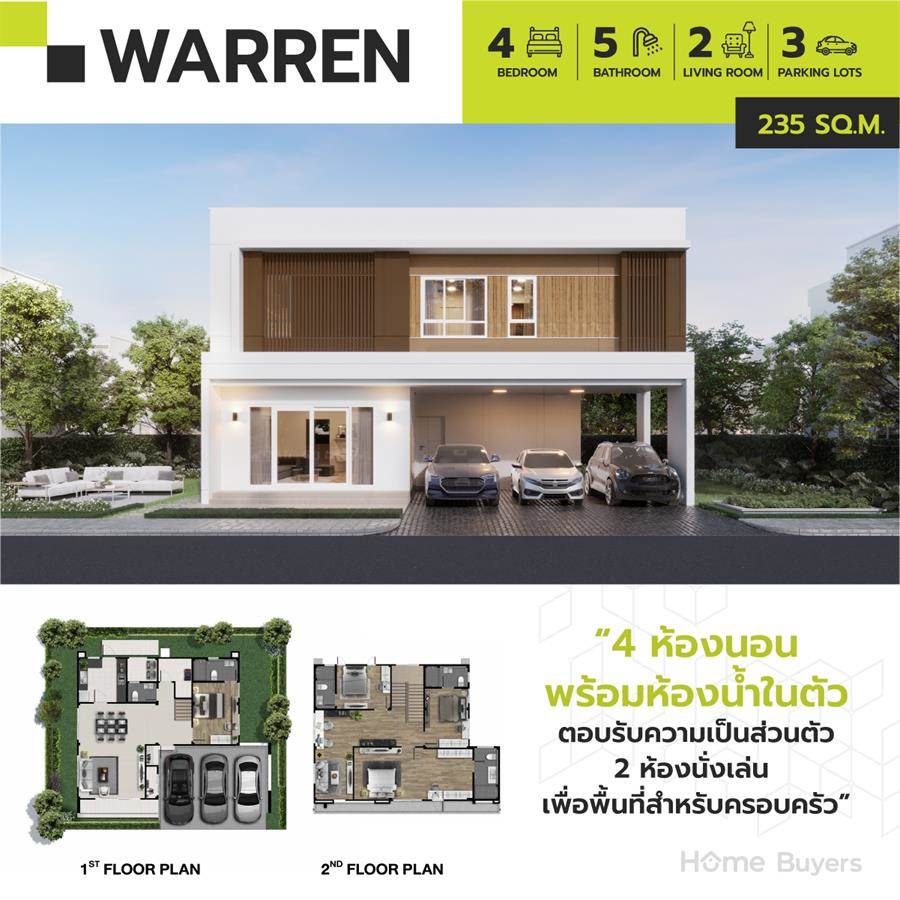 MODEN RAMA 2 บ้านเดี่ยว สไตล์ Modern Minimal-Japandi เติมเต็มความสมบูรณ์แบบในแบบที่เป็นคุณ
