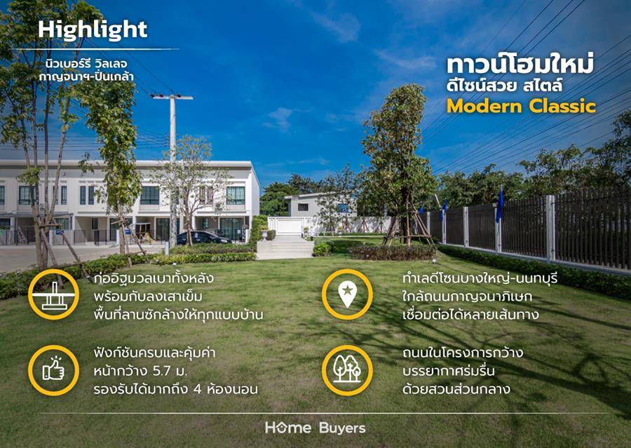 รีวิวทาวน์โฮม นิวเบอร์รี วิลเลจ กาญจนาฯ-ปิ่นเกล้า พื้นที่กว้าง ฟังก์ชันลงตัวทุกการใช้ชีวิต รีวิวทาวน์โฮม นิวเบอร์รี วิลเลจ กาญจนาฯ-ปิ่นเกล้า พื้นที่กว้าง ฟังก์ชันลงตัวทุกการใช้ชีวิต