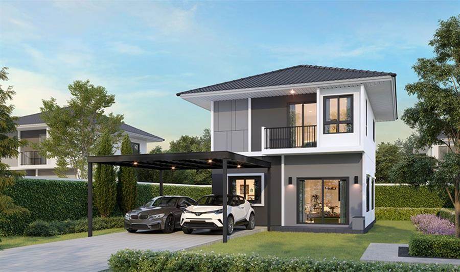พรีวิวบ้านเดี่ยว บ้านเเฝด ซีรีส์ใหม่สไตล์ Tropical Modern โครงการ พรีวิวบ้านเดี่ยว บ้านเเฝด ซีรีส์ใหม่สไตล์ Tropical Modern โครงการ