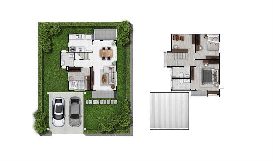 พรีวิวบ้านเดี่ยว บ้านเเฝด ซีรีส์ใหม่สไตล์ Tropical Modern โครงการ พรีวิวบ้านเดี่ยว บ้านเเฝด ซีรีส์ใหม่สไตล์ Tropical Modern โครงการ