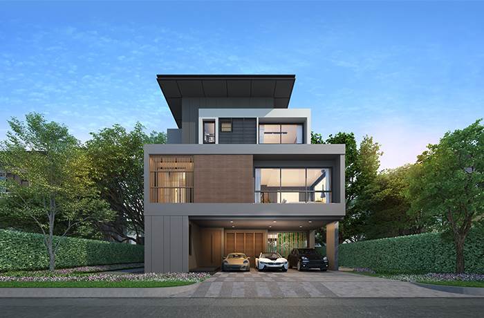 พรีวิวบ้านเดี่ยว แกรนด์ บางกอก บูเลอวาร์ด ราชพฤกษ์-พระราม 5 (เฟส 2) คฤหาสน์หรู 3 ชั้น ใกล้ทางด่วนศรีรัชฯ