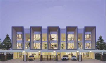 พรีวิวบ้าน เอคิว วีรา ทาวน์โฮม 3 ชั้น อนาคตรถไฟฟ้าสีชมพู