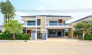รีวิวบ้าน เอ็น.ซี. ออน กรีน ฌาร์ม บ้านเดี่ยวหลังใหญ่ เรียบหรู สไตล์คอนเท็มโพรารี