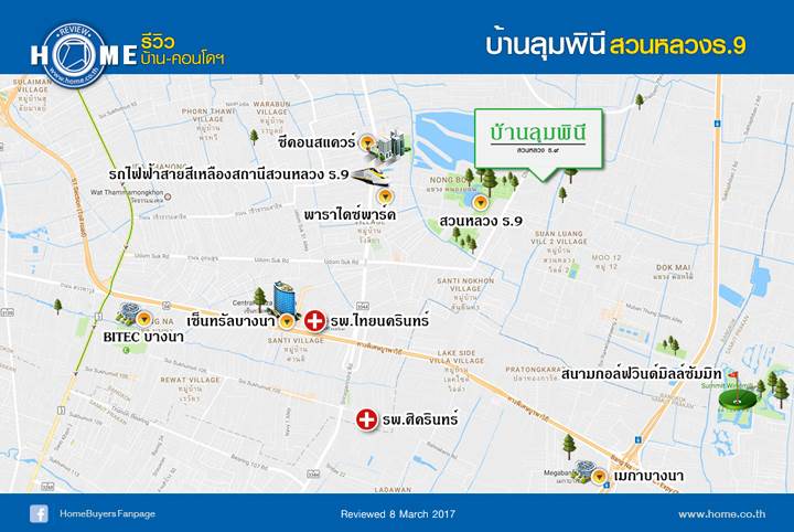 รีวิว บ้านลุมพินี สวนหลวง ร.9 เฟส 2 รีวิว บ้านลุมพินี สวนหลวง ร.9 เฟส 2