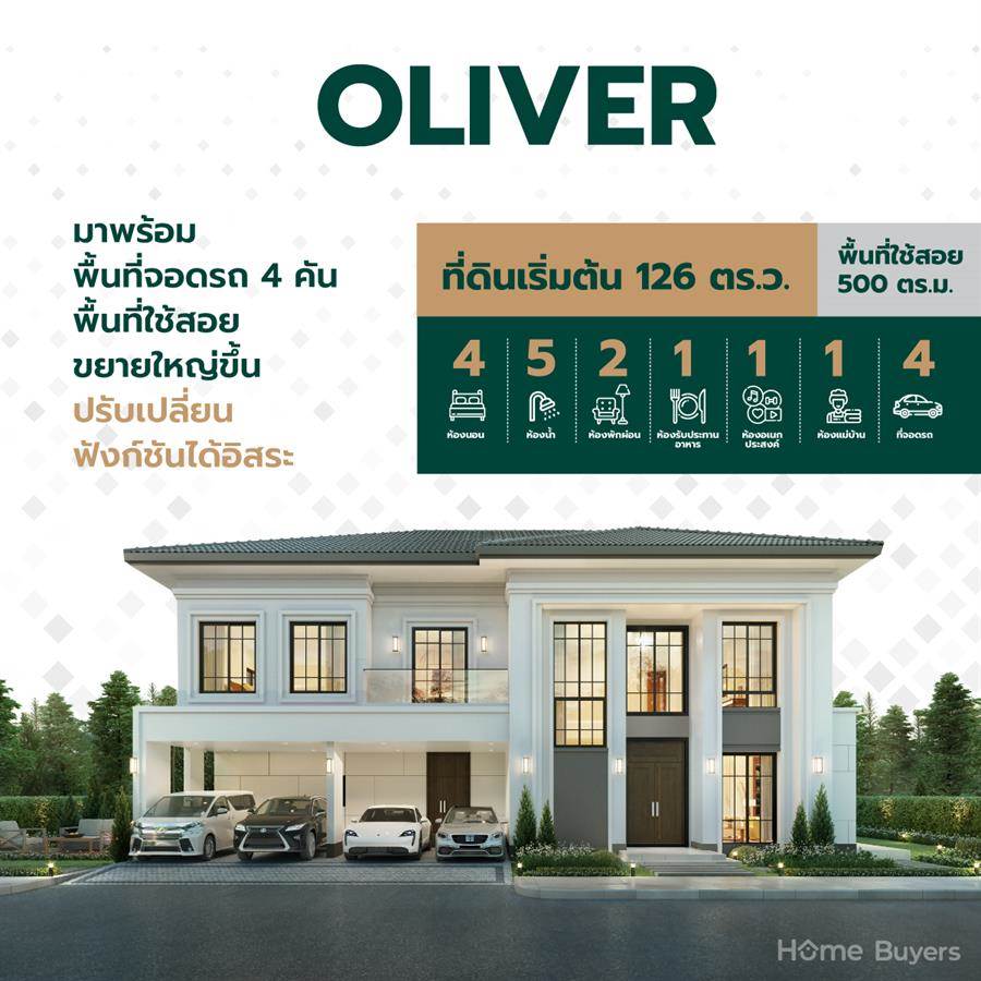 THE CITY ปิ่นเกล้า-บรมฯ 3 บ้านเดี่ยวหลังใหญ่ Modern Classic Style บนทำเลใกล้ถนนบรมราชชนนี