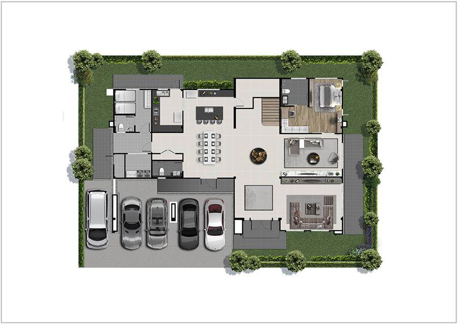 THE CITY ปิ่นเกล้า-บรมฯ 3 บ้านเดี่ยวหลังใหญ่ Modern Classic Style บนทำเลใกล้ถนนบรมราชชนนี