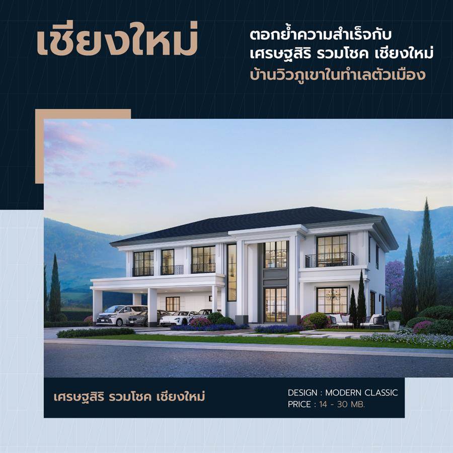 เจาะลึก 10 ทำเลโครงการเศรษฐสิริ พร้อม 4 ดีไซน์บ้านใหม่โดยแสนสิริ เจาะลึก 10 ทำเลโครงการเศรษฐสิริ พร้อม 4 ดีไซน์บ้านใหม่โดยแสนสิริ