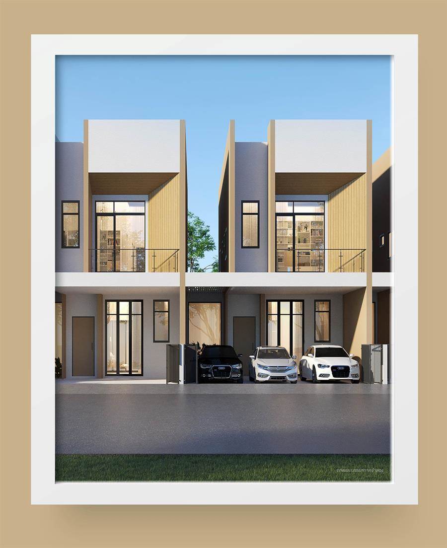พรีวิวทาวน์โฮม คราม หนองมน - บางแสน