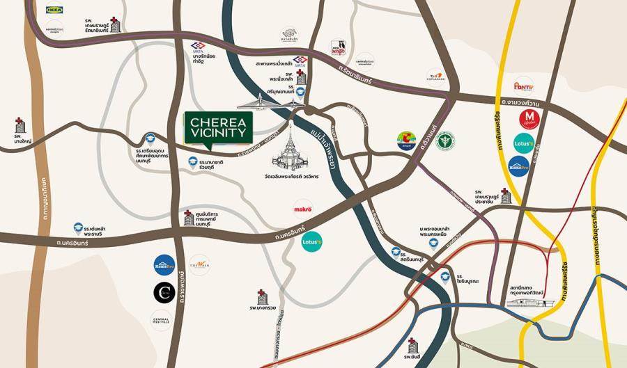 พรีวิวบ้านโครงการใหม่ เฌอเรีย วิซินิตี้ ราชพฤกษ์-เจษฎาบดินทร์