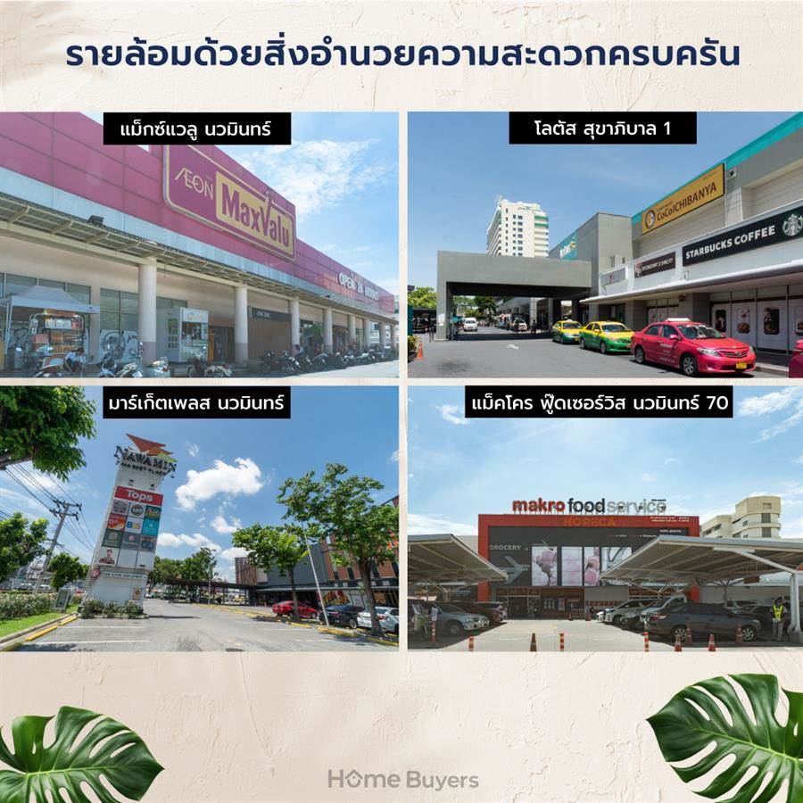 พรีเมี่ยม เพลส มิกซ์ นวมินทร์ โฮมออฟฟิศหรู ที่จอดรถส่วนกลาง 100% ติด ถ.นวมินทร์ ใกล้รถไฟฟ้า 3 สาย