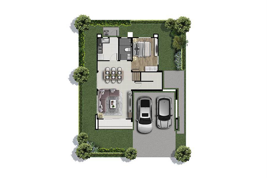 พรีวิวบ้าน โมเดน เพชรเกษม 81