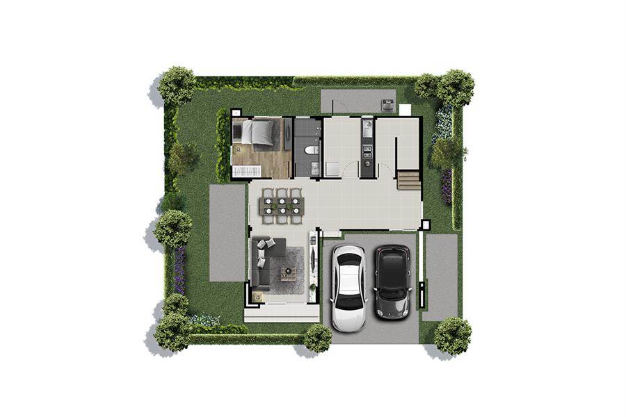 พรีวิวบ้าน โมเดน เพชรเกษม 81