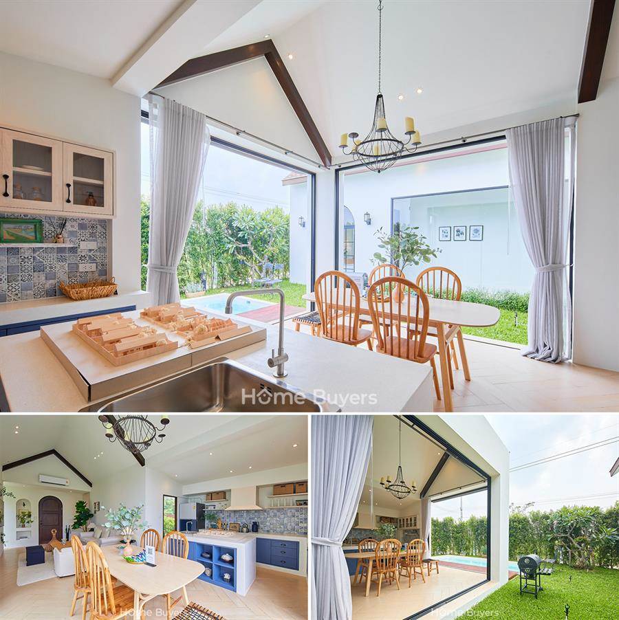 แฮมเล็ต ไพรเวท พูลวิลล่า คลองหก-ธัญบุรี บ้านเดี่ยวสไตล์ English Country Home ดีไซน์สวย ฟีลพักตากอากาศ พร้อมสระว่ายน้ำส่วนตัวทุกยูนิต