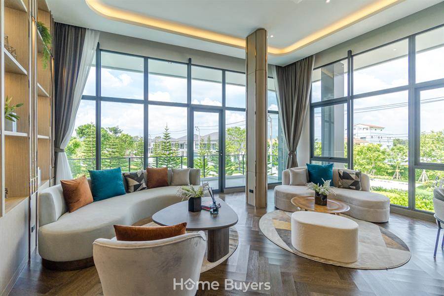 บ้านเดี่ยวหรูที่ดินเริ่ม 100 ตร.ว. The City ทวีวัฒนา บ้านเดี่ยวหรู ซีรีส์ใหม่ 100 ตร.ว. หลังใหญ่ 351 - 429 ตร.ม. เชื่อมต่อ บรมฯ - เพชรเกษม