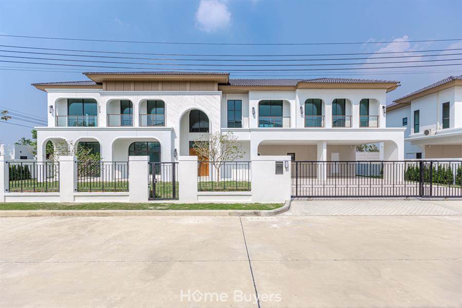 รีวิวบ้านเดี่ยว บ้านนิรดา อุทยาน อักษะ ดีไซน์ Modern Mediterranean เป็นส่วนตัว ติดถนนอุทยาน อักษะ