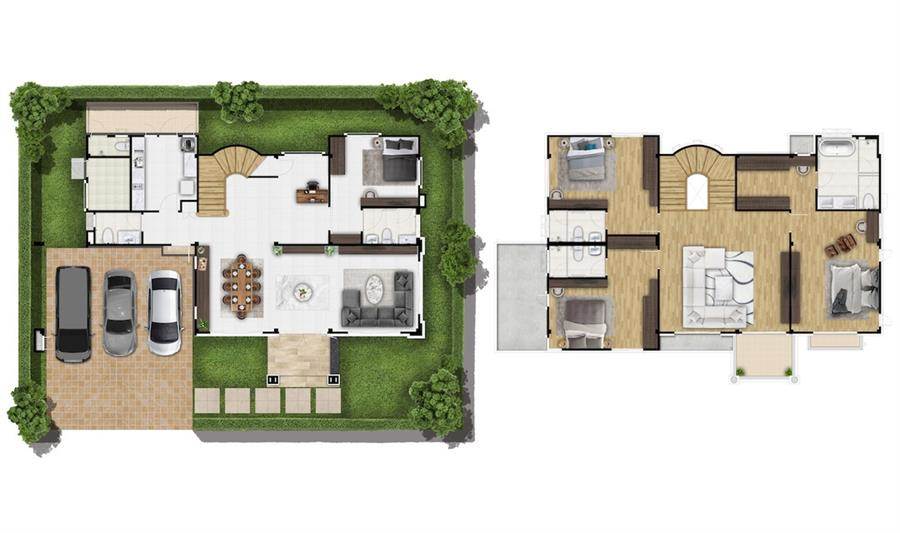 พรีวิวบ้าน ศุภาลัย ทัสคานี พระราม 2 - วงแหวน