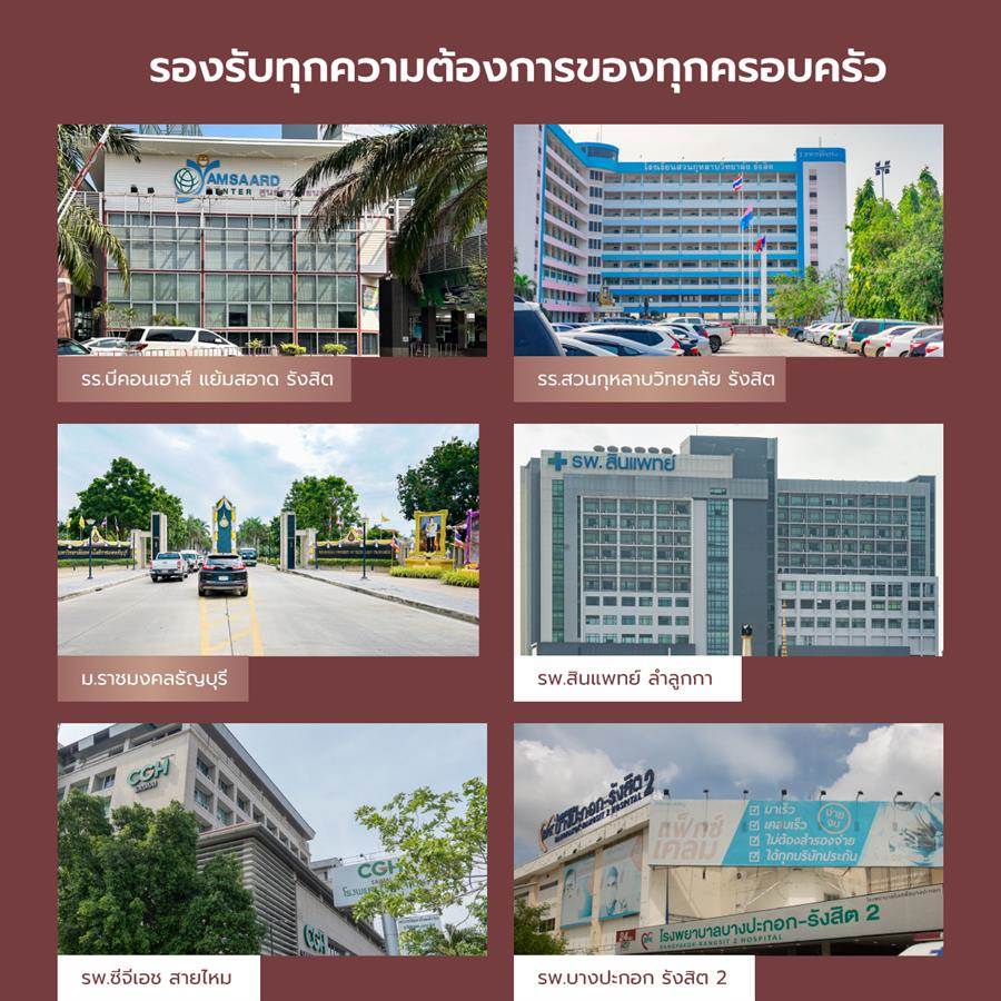 วิรัณยา รังสิต - วงแหวน บ้านแฝดและบ้านเดี่ยวบรรยากาศรีสอร์ต Facility ครบครัน ทำเลใกล้วงแหวนฯ คลอง 5