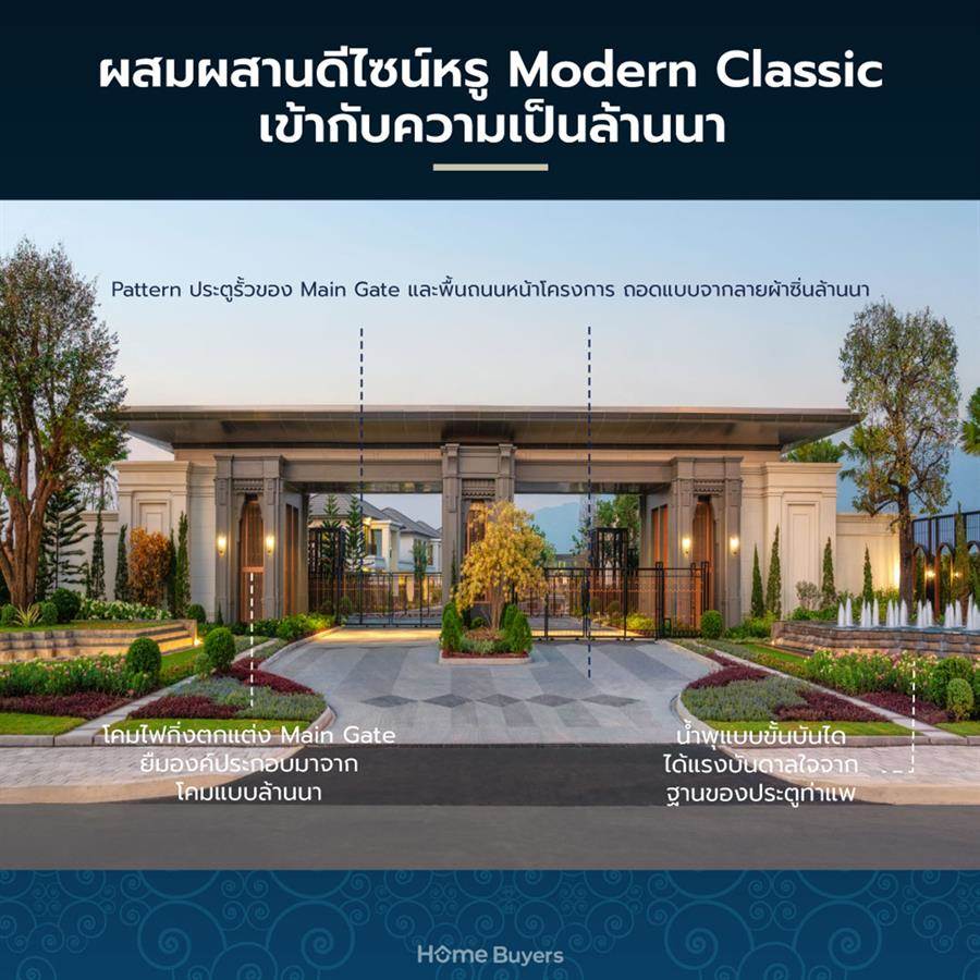 เศรษฐสิริ รวมโชค บ้านเดี่ยววิวดอยสุเทพ เพียง 84 ครอบครัว ติดถนนใหญ่ ใกล้กาดรวมโชค