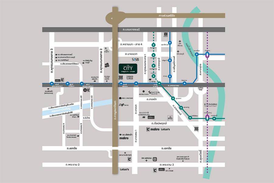 พรีวิวบ้าน เดอะ ซิตี้ กาญจนาฯ - บางแค