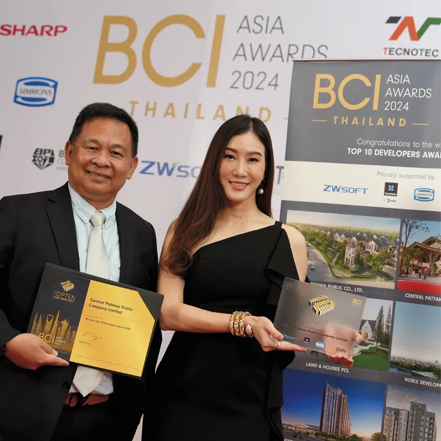 เซ็นทรัลพัฒนา ย้ำเบอร์ 1 Real Estate Developer ไทย คว้ารางวัลใหญ่ระดับเอเชีย Top 10 Developers Awards 2024 ต่อเนื่องเป็นปีที่ 4 เซ็นทรัลพัฒนา ย้ำเบอร์ 1 Real Estate Developer ไทย คว้ารางวัลใหญ่ระดับเอเชีย Top 10 Developers Awards 2024 ต่อเนื่องเป็นปีที่ 4