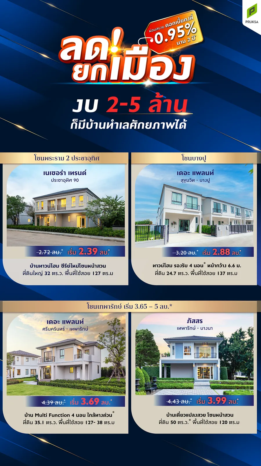 ลดยกเมือง คัดแปลงสวย บนทำเลศักยภาพ โครงการบ้านเดี่ยว บ้านแฝด และทาวน์โฮม จากพฤกษา ลดยกเมือง คัดแปลงสวย บนทำเลศักยภาพ โครงการบ้านเดี่ยว บ้านแฝด และทาวน์โฮม จากพฤกษา