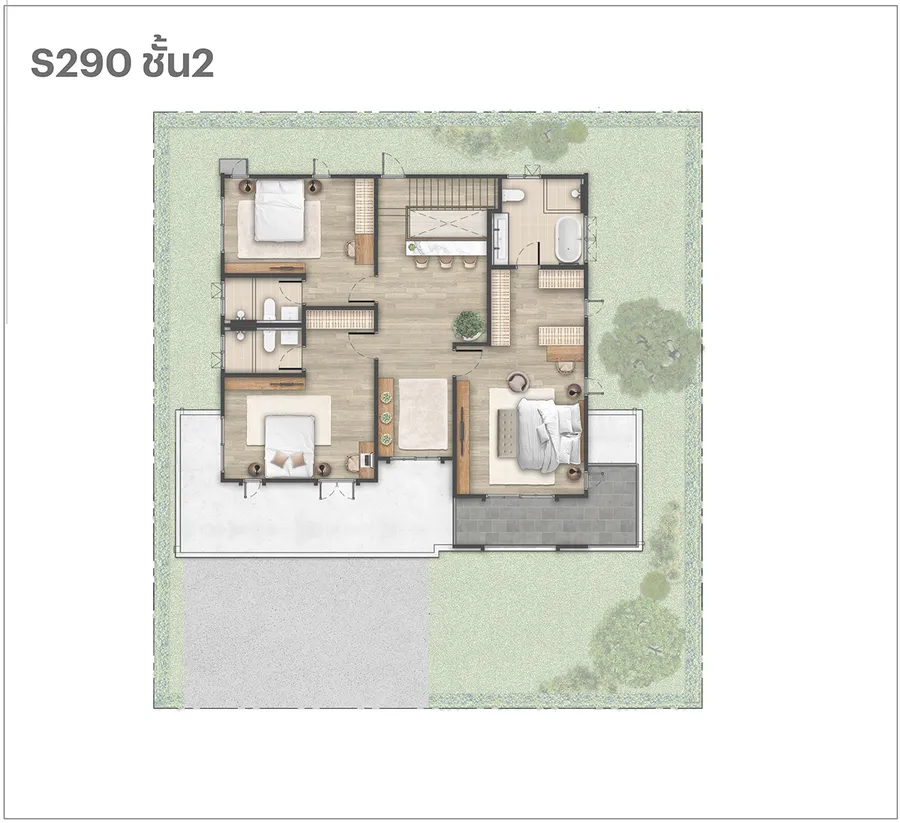 รีวิวบ้านหรู สราญสิริ แกรนเด พุทธมณฑล สาย 3 บ้านเดี่ยวที่ดินเริ่ม 100 ตร.ว. 3 - 6 ที่จอดรถ ใกล้ ถ.บรมราชชนนี