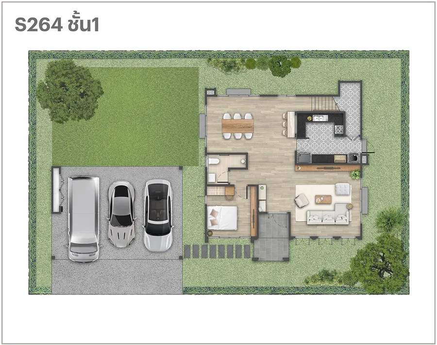 รีวิวบ้านหรู สราญสิริ แกรนเด พุทธมณฑล สาย 3 บ้านเดี่ยวที่ดินเริ่ม 100 ตร.ว. 3 - 6 ที่จอดรถ ใกล้ ถ.บรมราชชนนี
